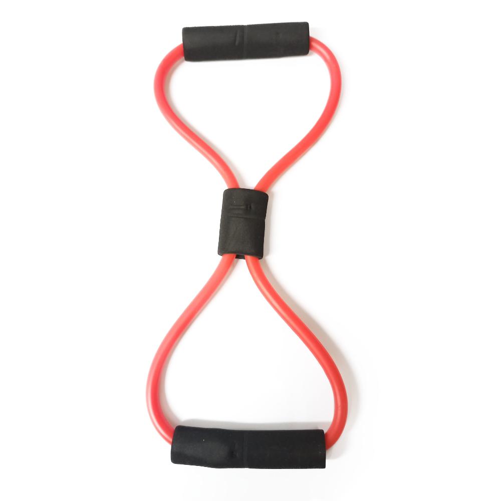 Banda De Resistencia Forma De 8 Fit Circuit Resistencia Medium Color Rojo